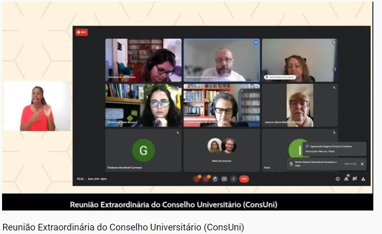 ADUFSCar participa de Reunião do ConsUni