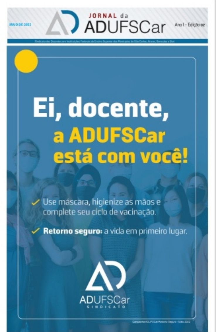 Jornal ADUFSCar – Edição 2 / Maio 2022