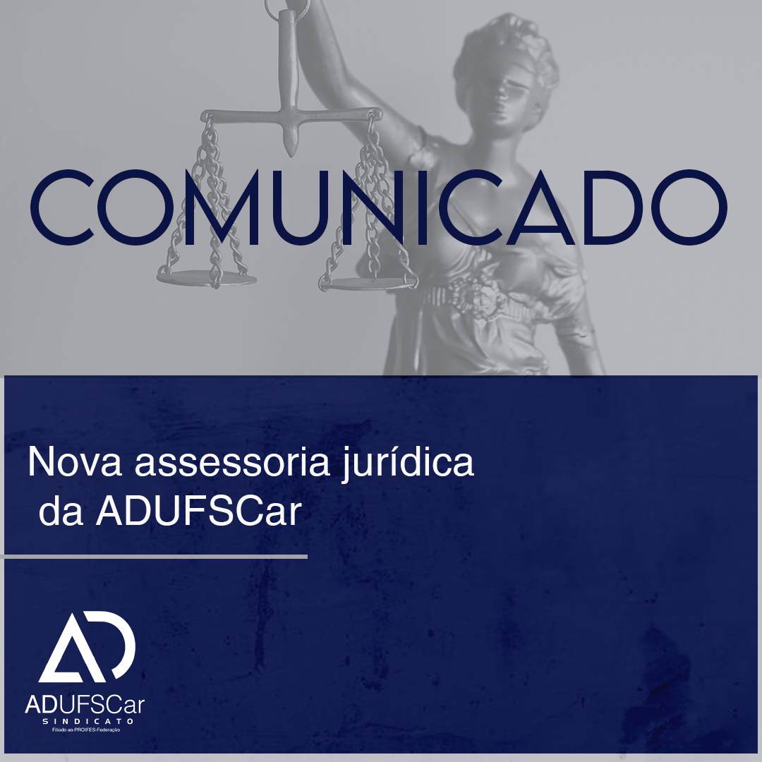Nova assessoria jurídica da ADUFSCar