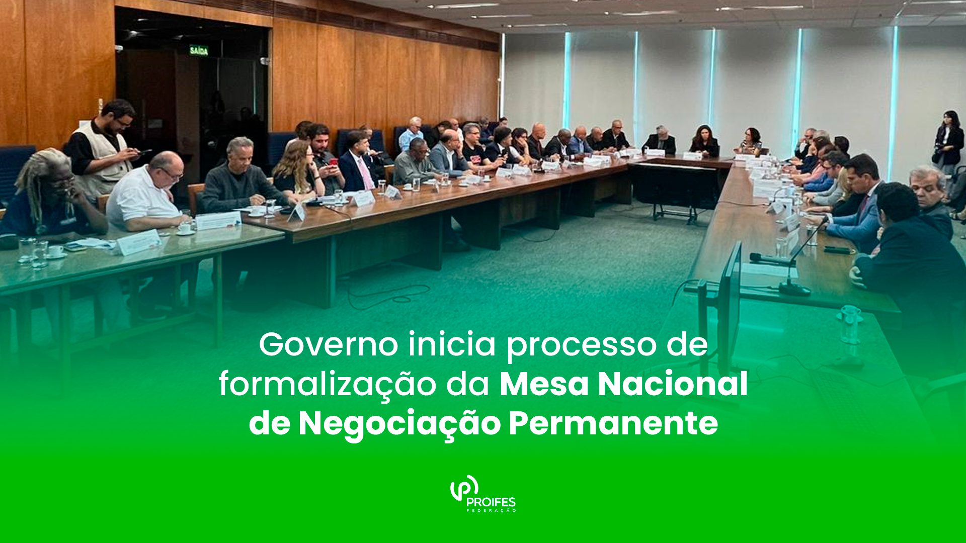 Governo inicia processo de formalização da Mesa Nacional de Negociação Permanente