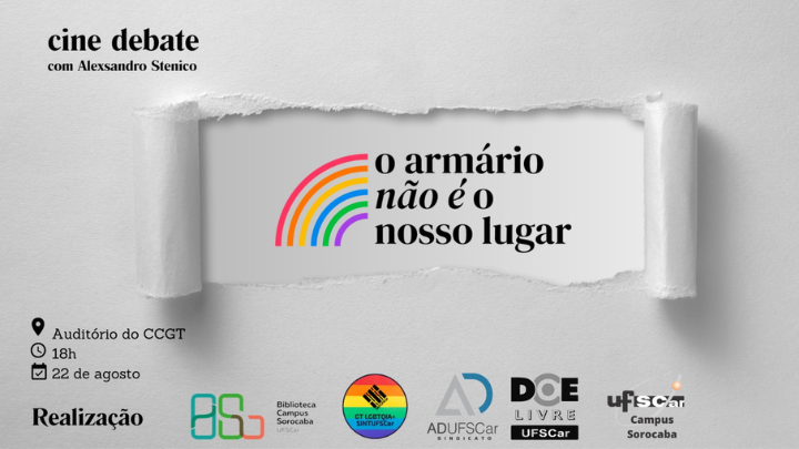 Convite| Cine debate aborda período marcante para membros da comunidade LGBTQIA+