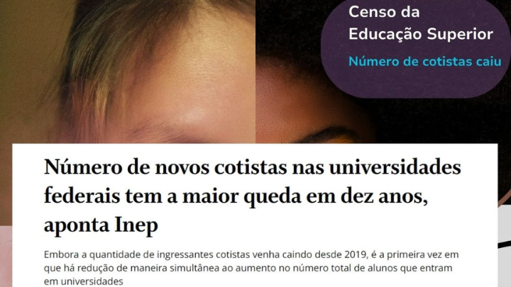 Número de novos cotistas nas universidades federais tem a maior queda em 10 anos